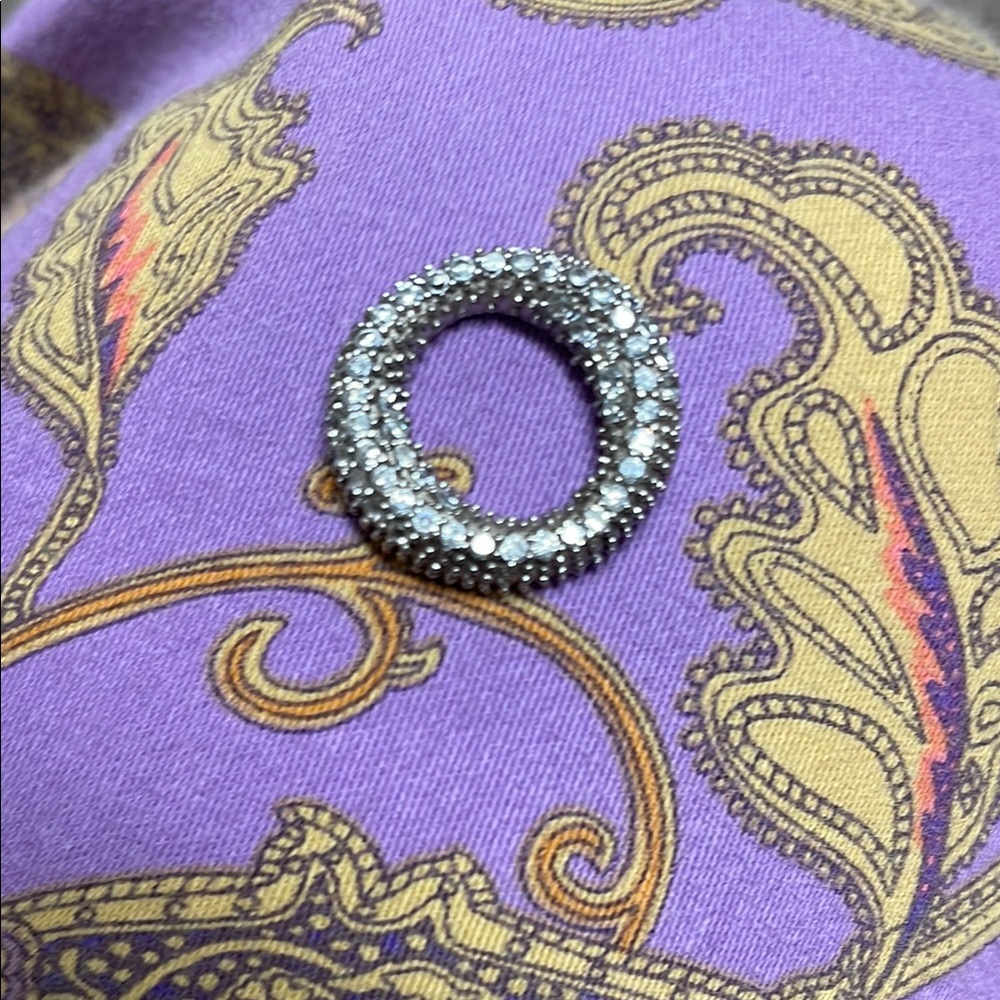 Silver Diamond o pendant